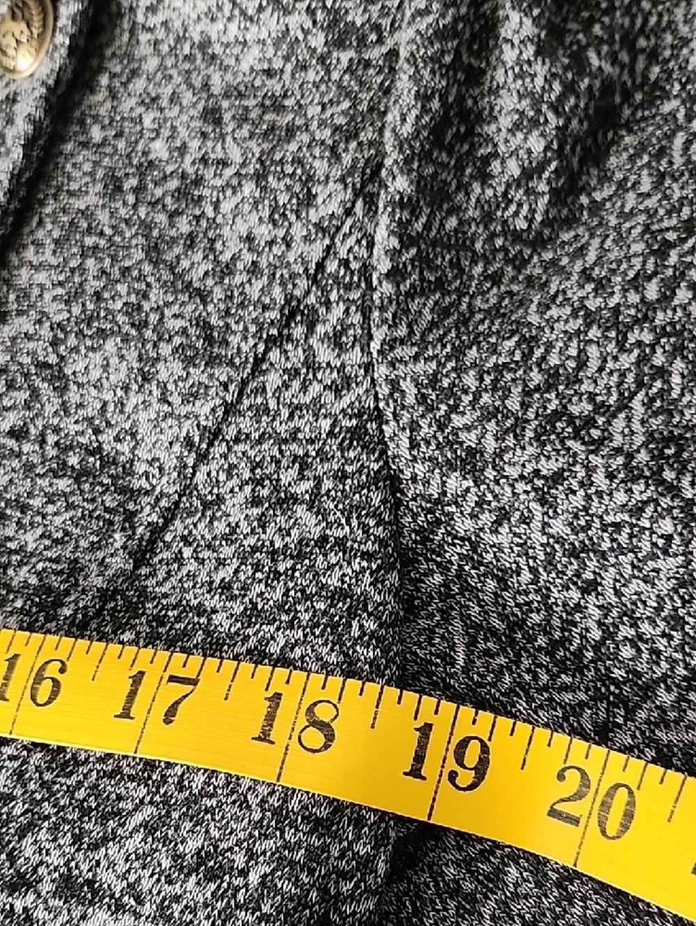 Tommy Hilfiger Women's Black & White Military-Style Knit Jacket - Picture 6 of 7